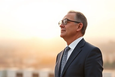 Confident person planning for a secure financial future.