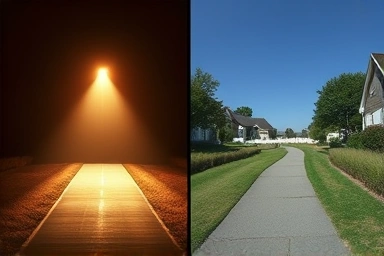 Contrasting retirement paths: prepared vs. unprepared.