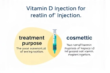 Symbolic representation of treatment vs. non-treatment for vitamin D.