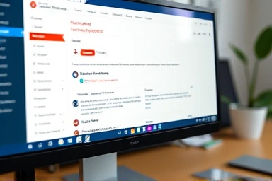 Blog approval denied notification on computer screen