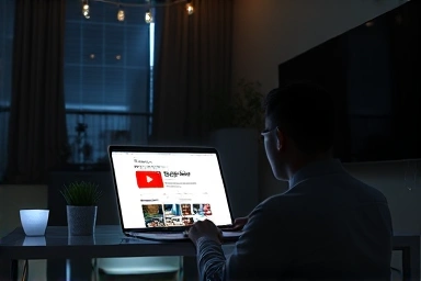 Person earning money online from YouTube Shorts.