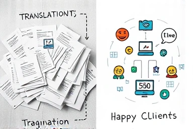 AI translation vs traditional translation, digital workflow, client satisfaction.