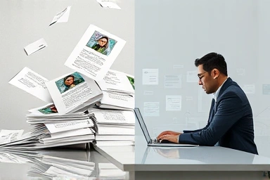 Chaos vs. order: AI efficiency in digital work.