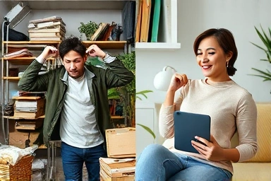 Stress-free living with cleaning app and side income