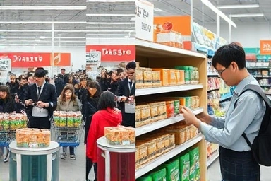 Daiso job contrast: checkout vs. stocking, inventory, and customer service.