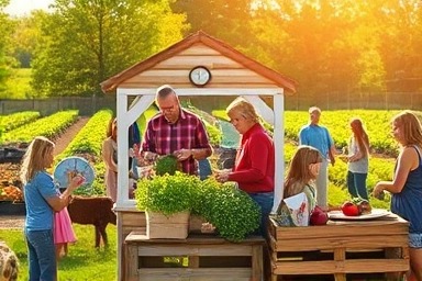 Joyful farm experience, diverse visitors, sustainable rural business