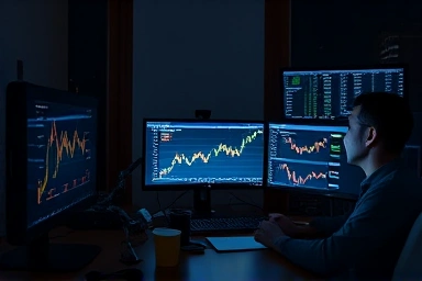 Focused person working on financial charts for side income.