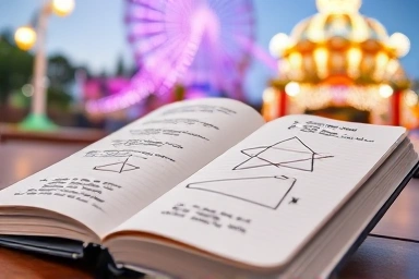 Interview preparation notes and diagrams for Lotte World cast member.