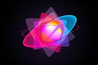 Abstract digital art representing a unique NFT collectible