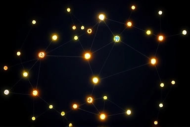 Diverse people connected in a digital community, representing growth and connection.