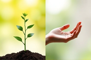 Symbol of healing, growth, and connection in therapy.