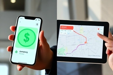 Earning cash via app and planning efficient delivery routes.