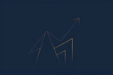 Symbolic representation of corporate stock value re-evaluation.