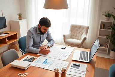Entrepreneur planning video production business strategy