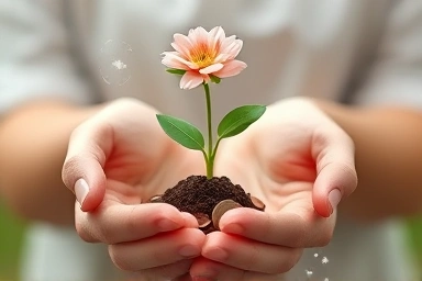 Symbol of financial support and family growth.