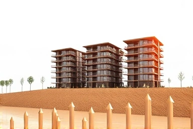 Financial stability for home rebuilding in new town reconstruction.