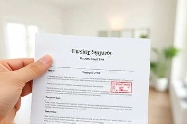 Housing support grant symbolizing new home
