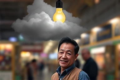 Small business owner relieved by government electricity subsidy.