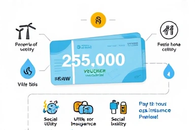 25만원 바우처 사용처 (공과금, 4대 보험료)
