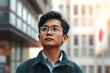 South Korean small business owner planning for future.