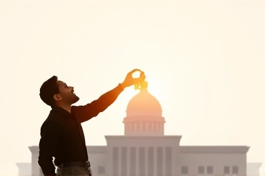 Small business owner receives golden key of government support