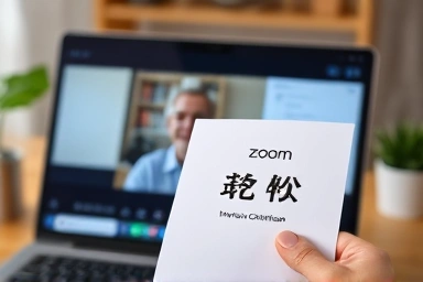 줌 면접 화면 캡처와 면접 확인서