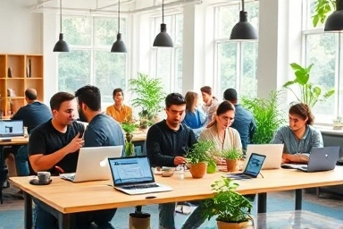 1인 창조기업 지원센터 내부 모습