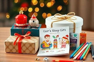 Thoughtful children's gifts: art, books, creative kits