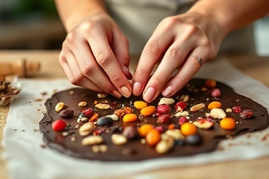 나만의 개성을 담은 바크 초콜릿 만들기