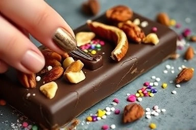 수제 바크 초콜릿 만들기 과정