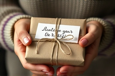 정성스러운 발렌타인데이 선물 포장