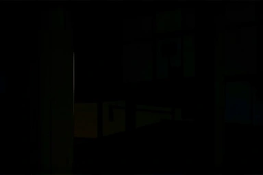 Atmospheric Bukchon hanok interior for dark sensory experience.