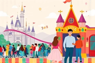 Theme park queue bypass with magic pass