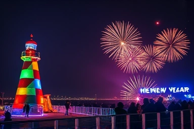 간절곶 해맞이 축제 야경