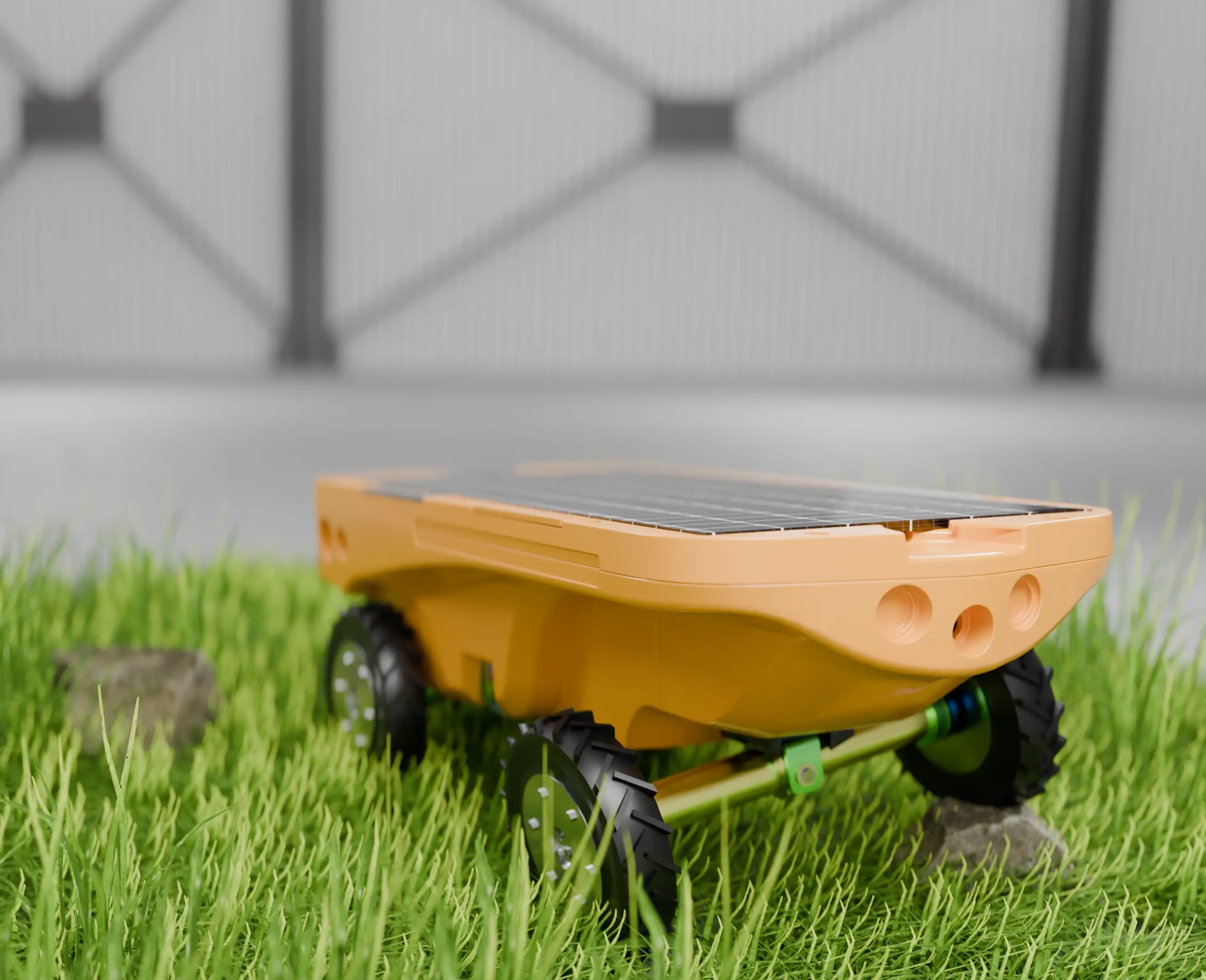 Robot tondeur Vitirover présenté en réalité augmentée