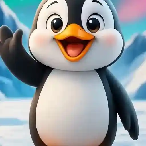 stickers_Niña_MotoPingüino_🐧🛵_TikTok