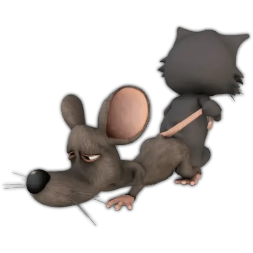 stickers_rata_triste_😶🌫️_rata_tímida_💖
