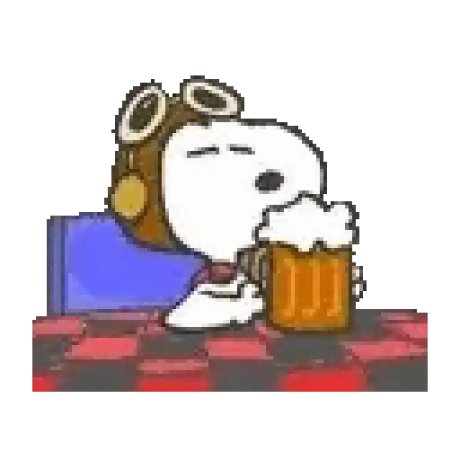 stickers_Snoopy_en_primavera_🌺🌻