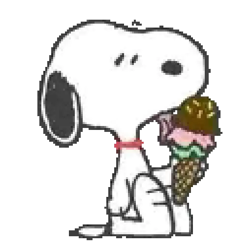stickers_Snoopy_en_primavera_🌺🌻