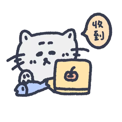 stickers_🐈⬛貼圖_-_kaka貓的日常