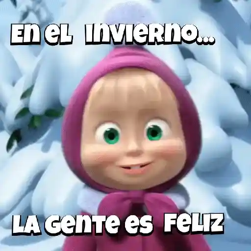 stickers_Frío_con_Masha_❄️