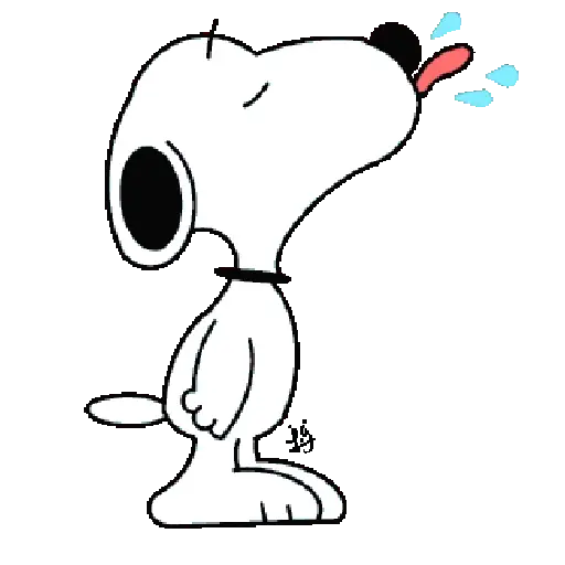 stickers_Cute_Snoopy_🐾🖤