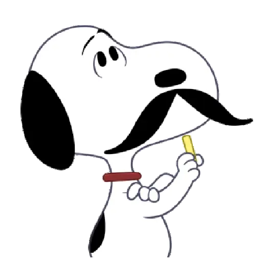 stickers_Cute_Snoopy_🐾🖤