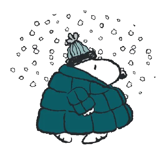 stickers_Cute_Snoopy_🐾🖤