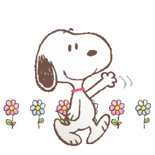 stickers_Cute_Snoopy_🐾🖤