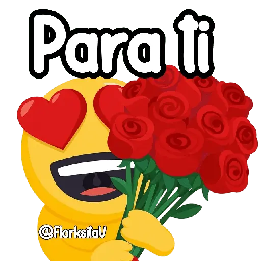 stickers_Emoji_FlorksitaV_😍🌹🌻👑