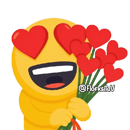 stickers_Emoji_FlorksitaV_😍🌹🌻👑