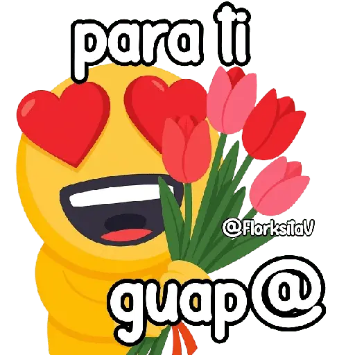 stickers_Emoji_FlorksitaV_😍🌹🌻👑