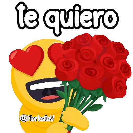stickers_Emoji_FlorksitaV_😍🌹🌻👑