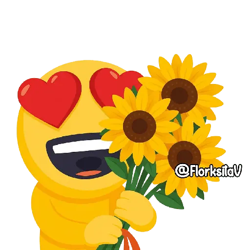 stickers_Emoji_FlorksitaV_😍🌹🌻👑